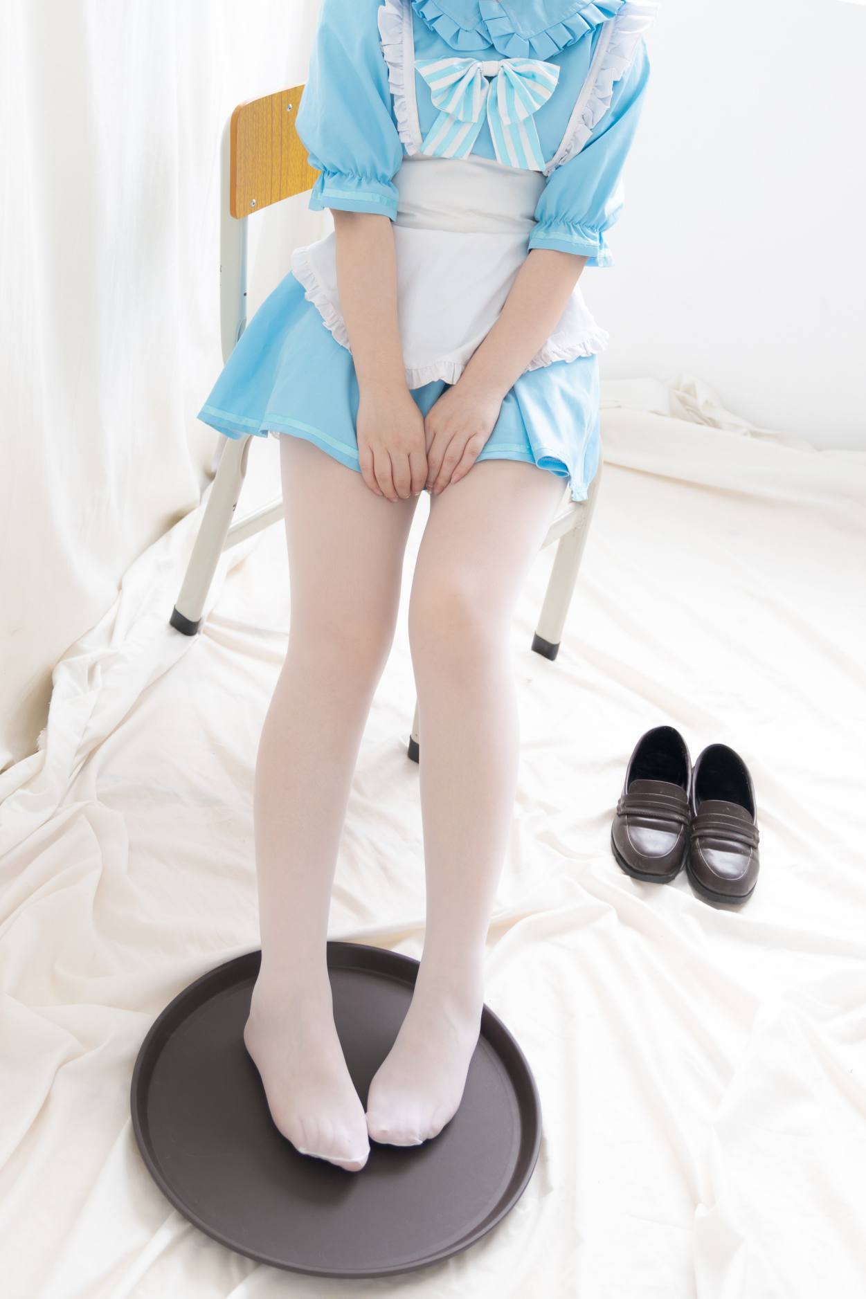 图片[4]-女仆装白丝女孩【43P】20014-小李街拍