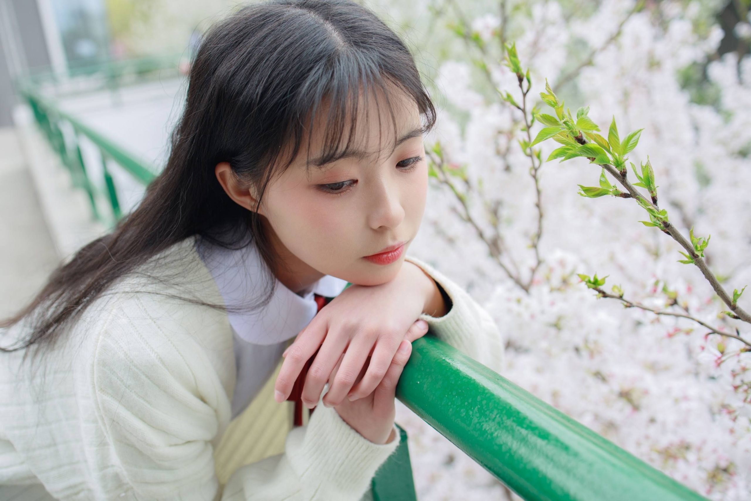 图片[6]-甜美可人的白丝姑娘【127P】20011-小李街拍