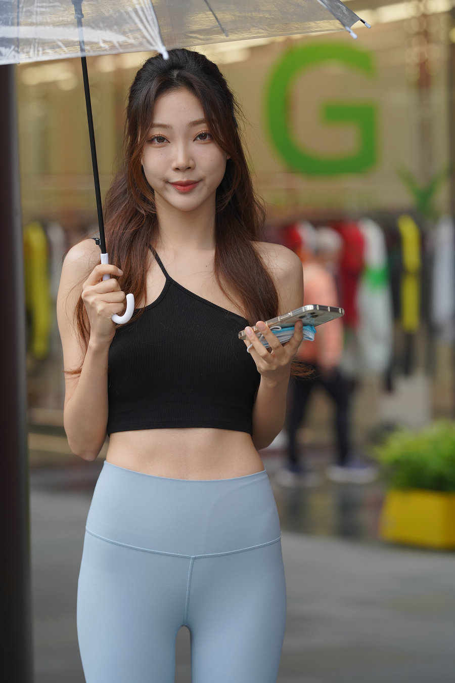 图片[1]-大眼睛瑜伽裤女孩J2903 988P8V-37.6GB-小李街拍