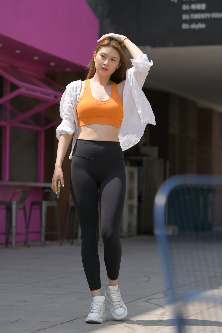 图片[1]-自信的瑜伽裤女孩J3670 712P-14.9GB-小李街拍