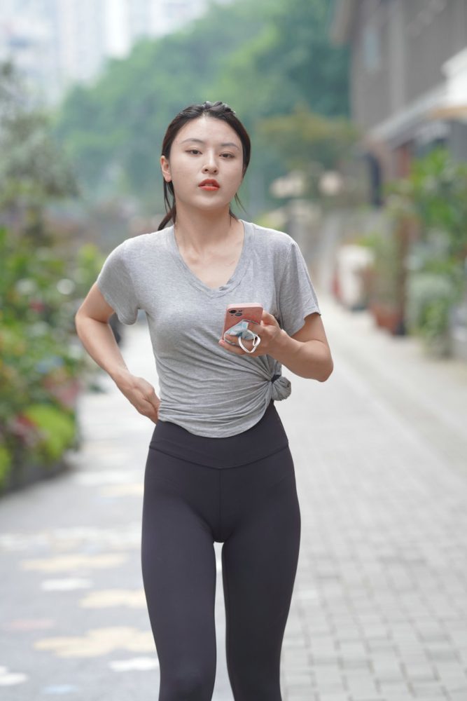 户外运动的瑜伽裤女孩J3008 845P2V-22.9GB-小李街拍