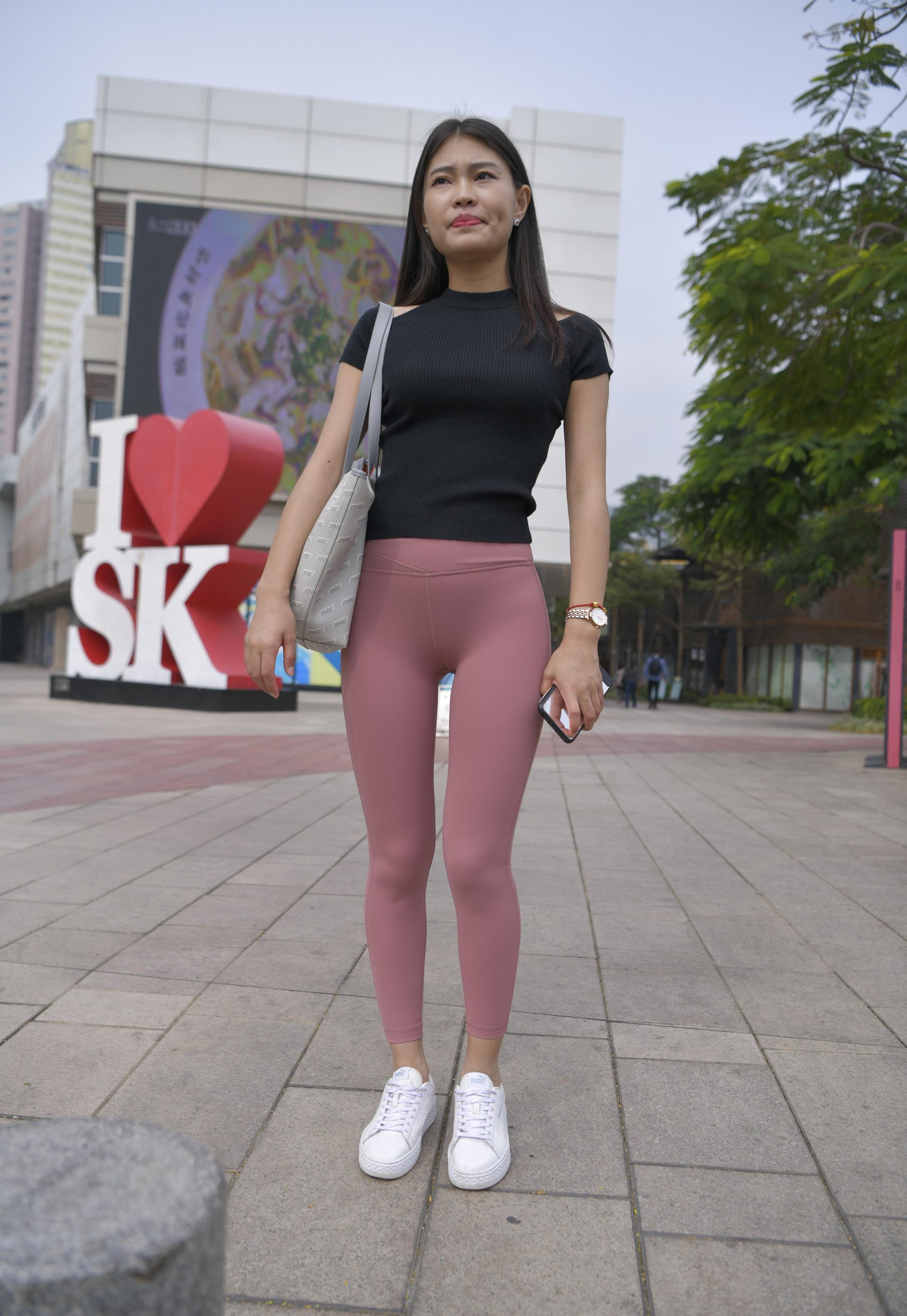 图片[3]-走在街头的瑜伽裤小女人 J1530 213P1V-9.18GB-小李街拍