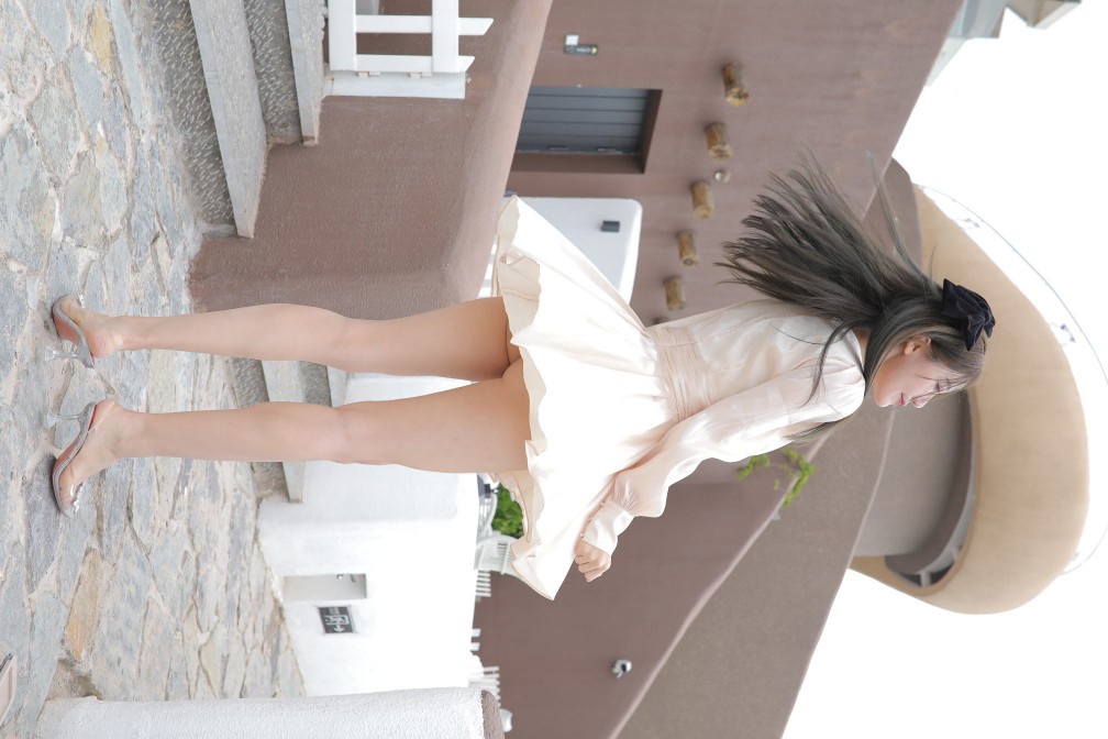 图片[6]-戴黑色蝴蝶结的长发女孩【369P】00027-小李街拍