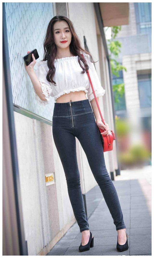 图片[4]-紧身牛仔裤卷发姑娘 J1726 103P-2.28GB-小李街拍