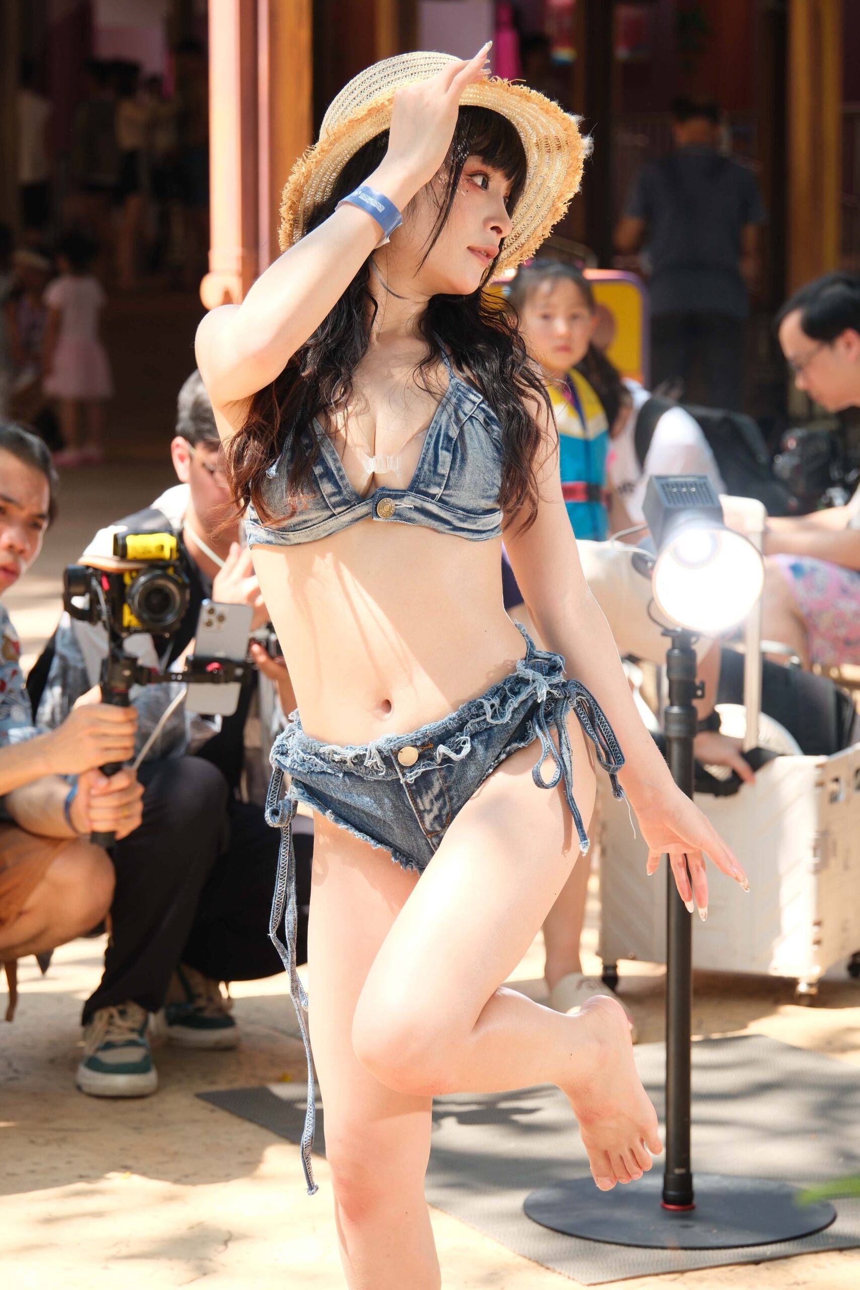 图片[1]-P1041 可爱甜美牛仔 【378P】-小李街拍