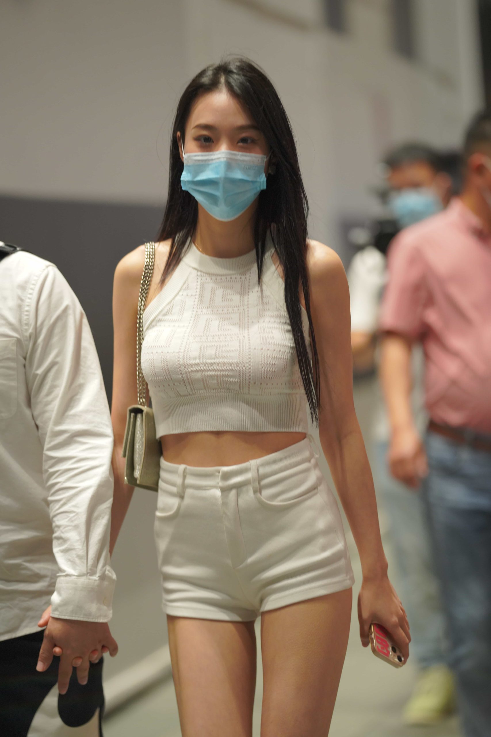 图片[1]-P5002 立体镂空针织气质美女【211P】-小李街拍