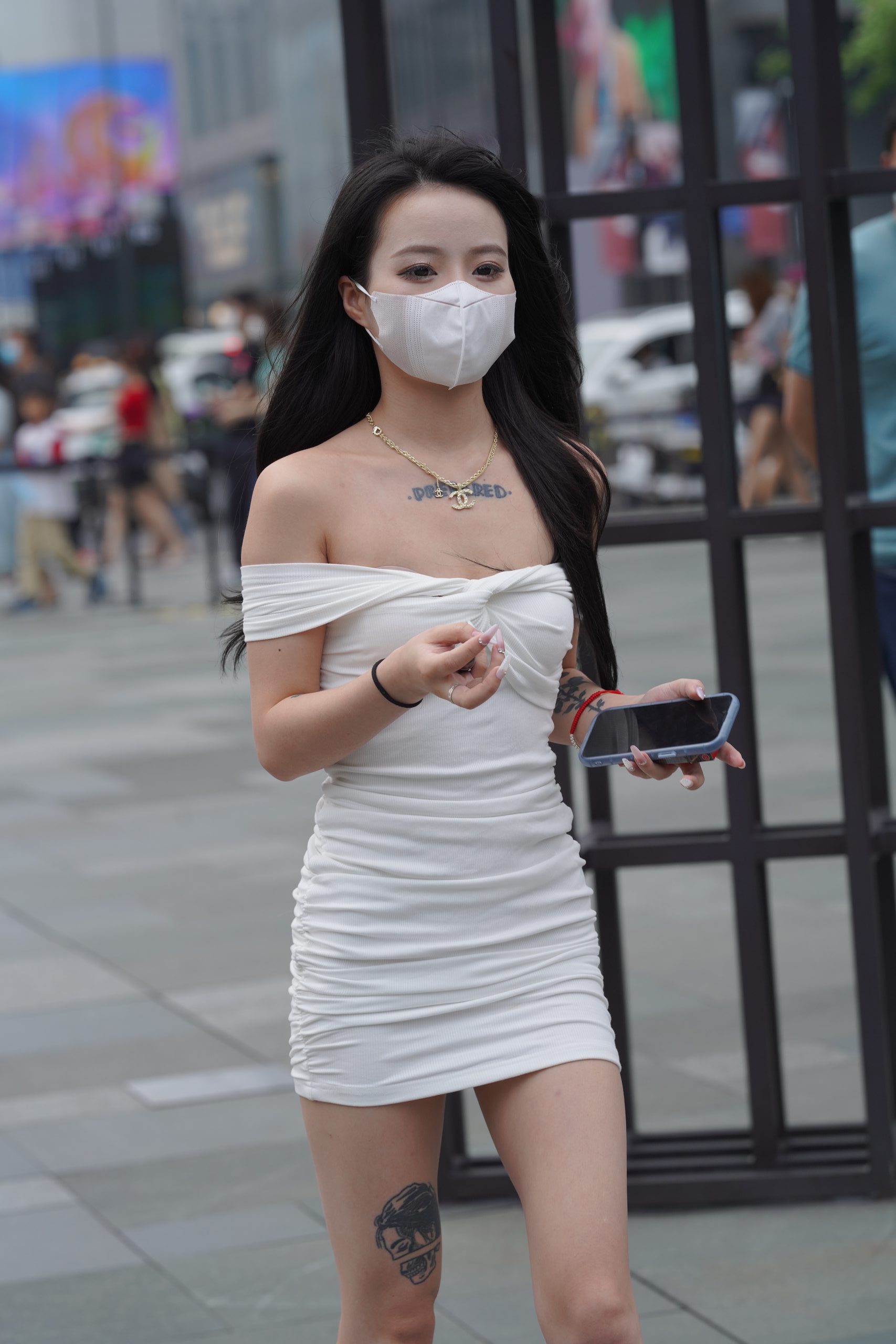 图片[1]-P4016-纹身小姐姐 【191P】-小李街拍