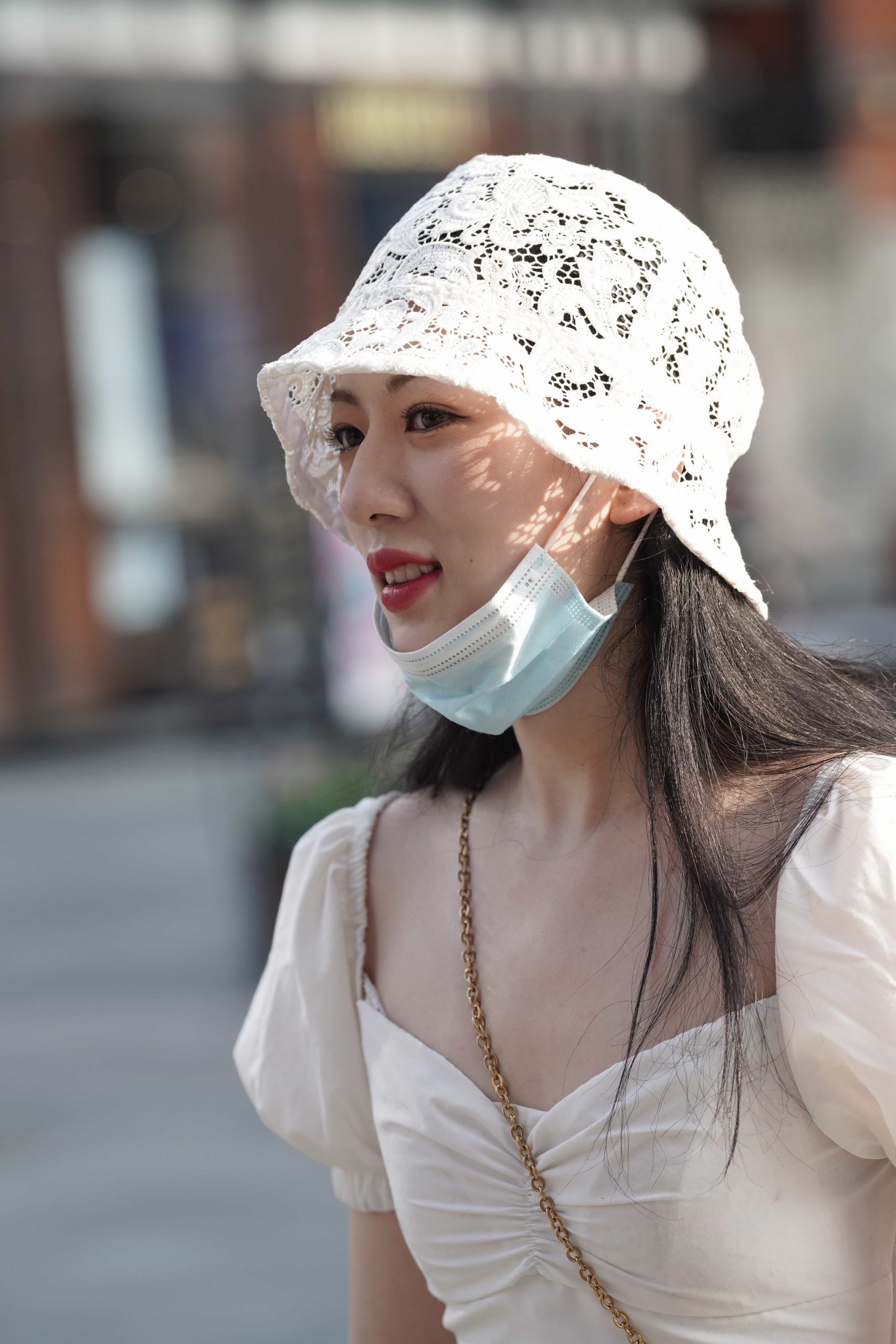 图片[2]-P5003 街拍很白的妹子 【83P】-小李街拍