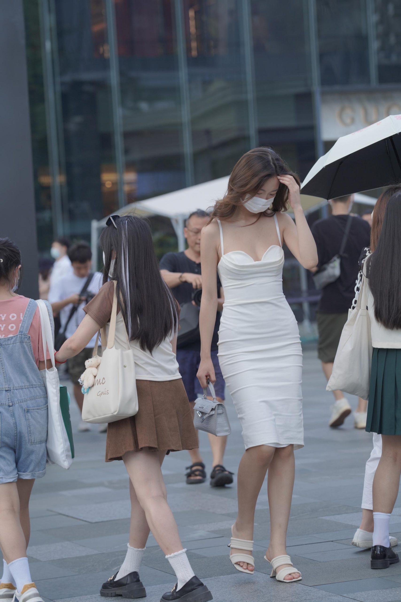 图片[3]-P4013 白色包臀裙少妇 【189P】-小李街拍