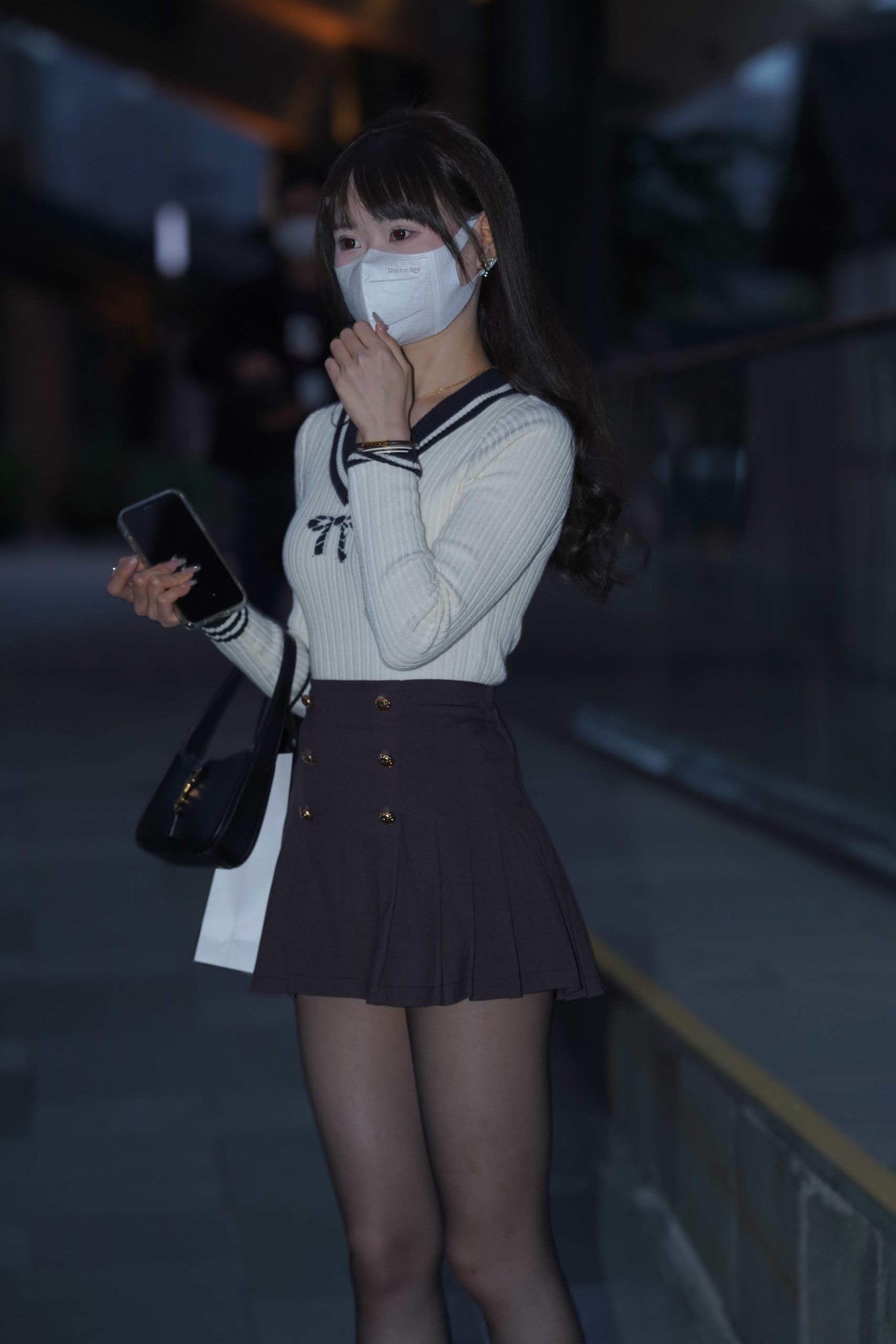 图片[3]-P3011 黑丝包臀小姐姐【246P】-小李街拍