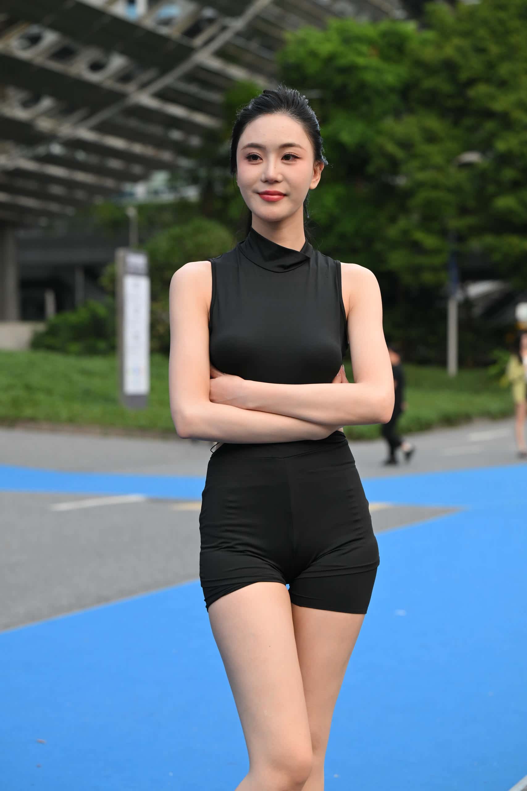 图片[2]-P0125 黑色连体衣 【97P】-小李街拍